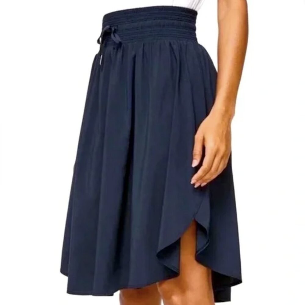 lululemon athletica Navy Blue Midi Skirt